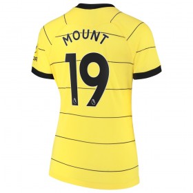 Jalkapallo Pelipaidat Chelsea Mason Mount 19 Naisten Vieraspaita 2021-2022 Lyhythihainen